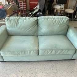 Mint Green  Micro Suede Couch
