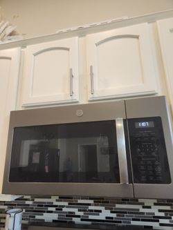 GE Slate Microwave Above Range
