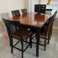 Dining Table Dark Brown