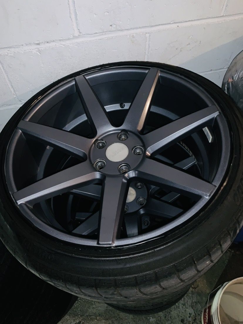 Rennen rims and tires