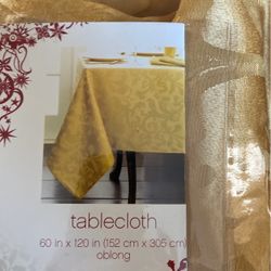 2 Chair Cover 1 Tablecloth New