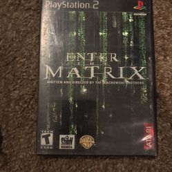 Enter The Matrix PlayStation 2 Game