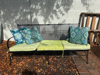 Outdoor Patio Sofa with Cushions
