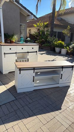 Buffet table and TV stand