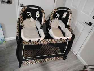 Baby trend twin nursery center