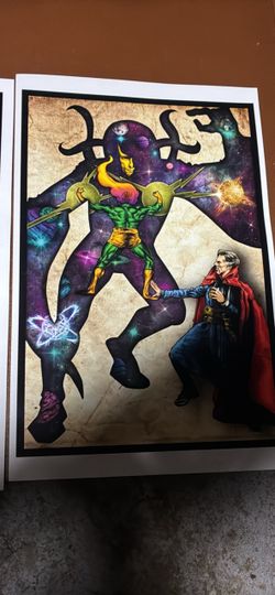 Dr. Strange fan art with Dormommu