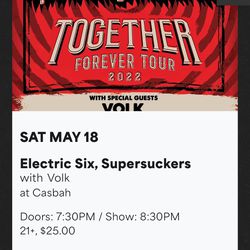 Electric six and Supersuckers  