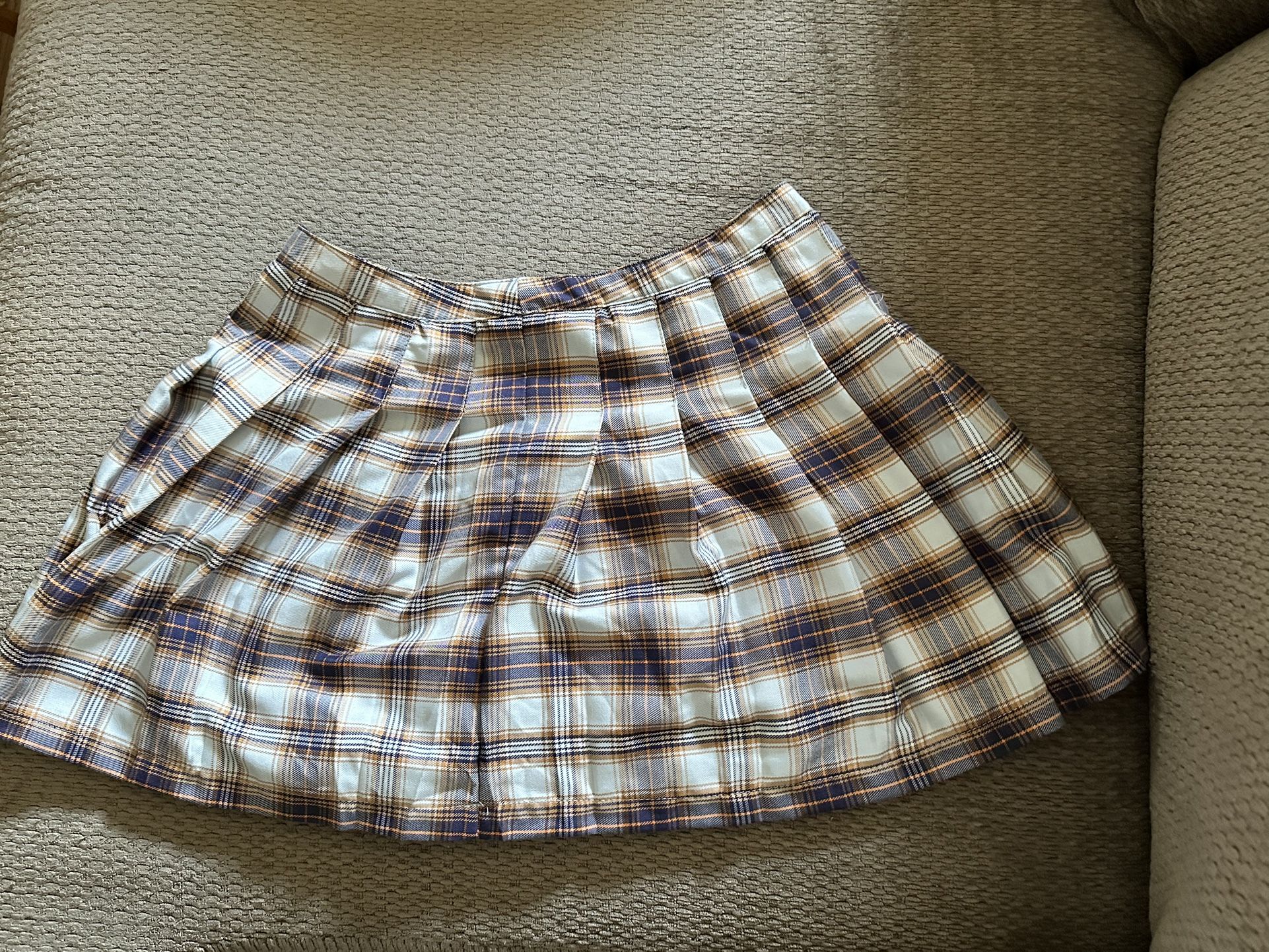 Forever 21 Mini Plaid Skirts
