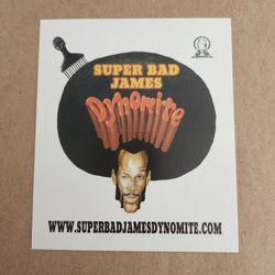 Super Bad James Dynomite Sticker Promo 5-D Comics Excellent Collectibles 