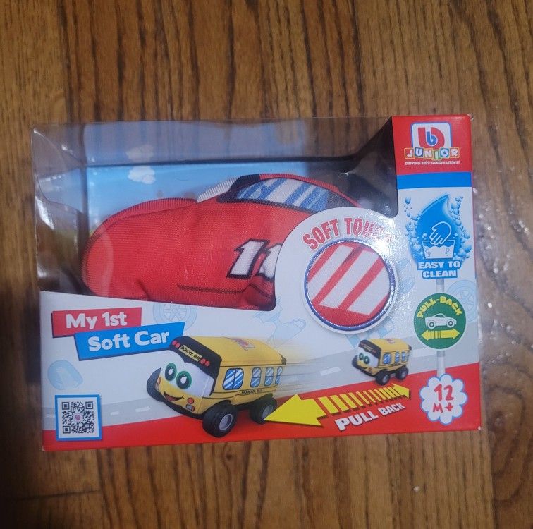 Brand New Bburago B16-89051 BB Junior My 1ST Soft Race CAR Preschool Vehicle Toy