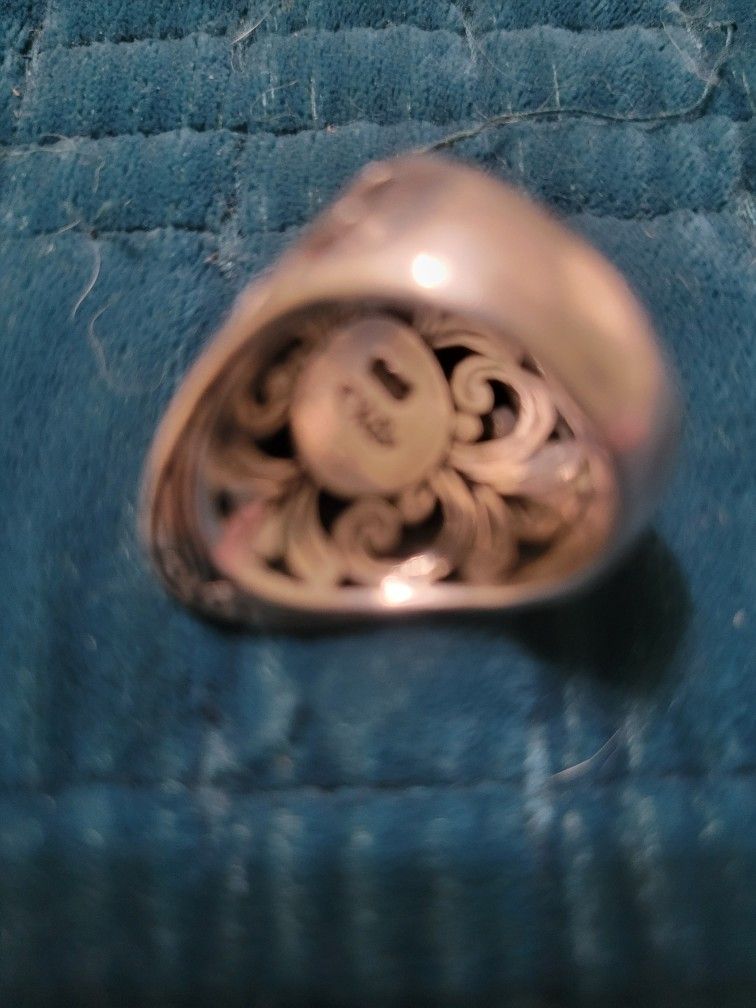 Milo Sterling Silver Scroll Ring
