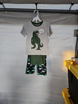 3 Piece Pj Set Dinosaur