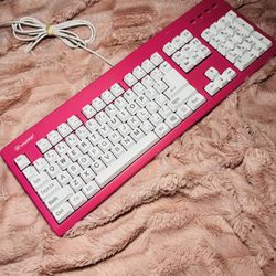 Pink Large Letters Keyboard 