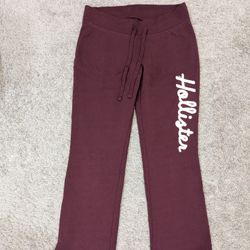 Red Hollister Sweatpants Size Small