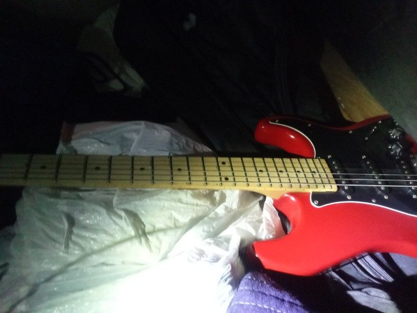 Red "Glarry" Electric Guitar