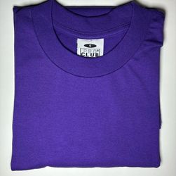 Small Purple Heavyweight Pro Club T-shirt