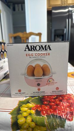 Aroma Egg Cooker – 7 Egg Capacity – Brand New