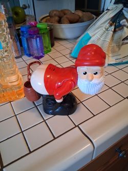 Bubble making Santa