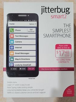 Jitterbug Smart 2 Cell Phone, Opend Box Never Used