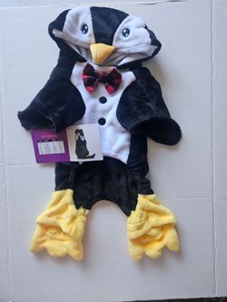 Penguin Dog Costume with Hood
