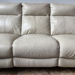 3 Seater Recliner Leather Couch