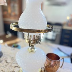 Vintage Milk Glass Lamp