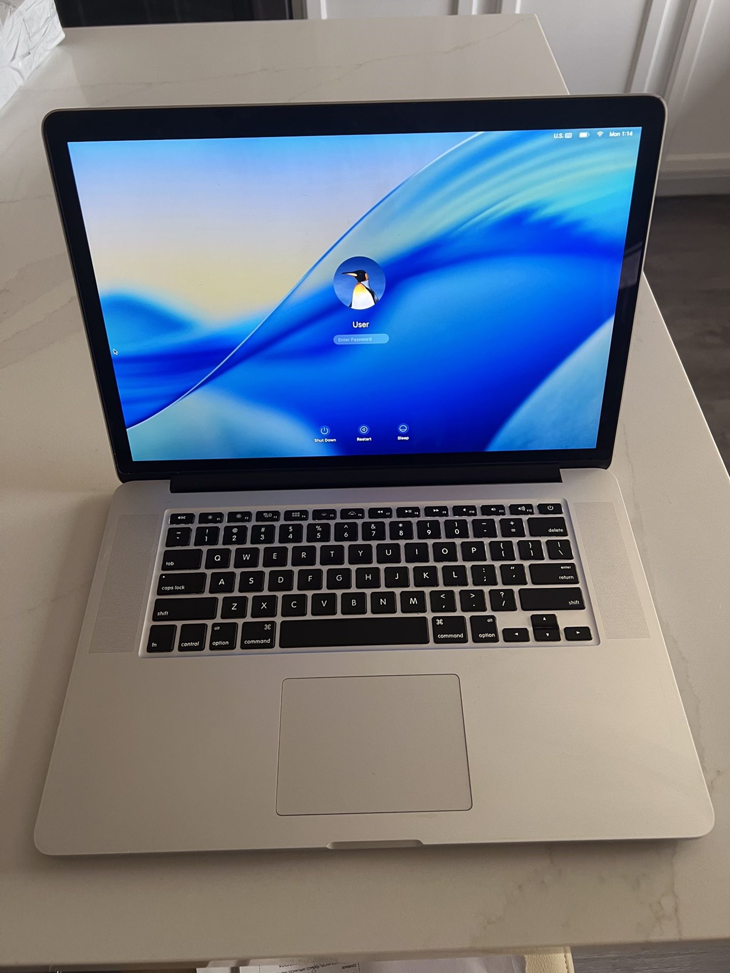 MacBook Pro 15 Inch Retina Display