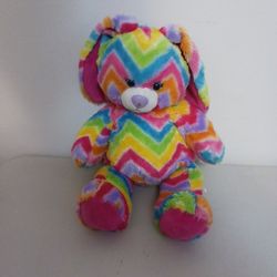 Build A Bear Bunny Rabbit Chevron Rainbow Zigzag