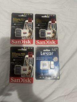 Sandisk And Lexar Micro SD Cards