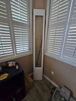 Ideal aluminum pet door medium