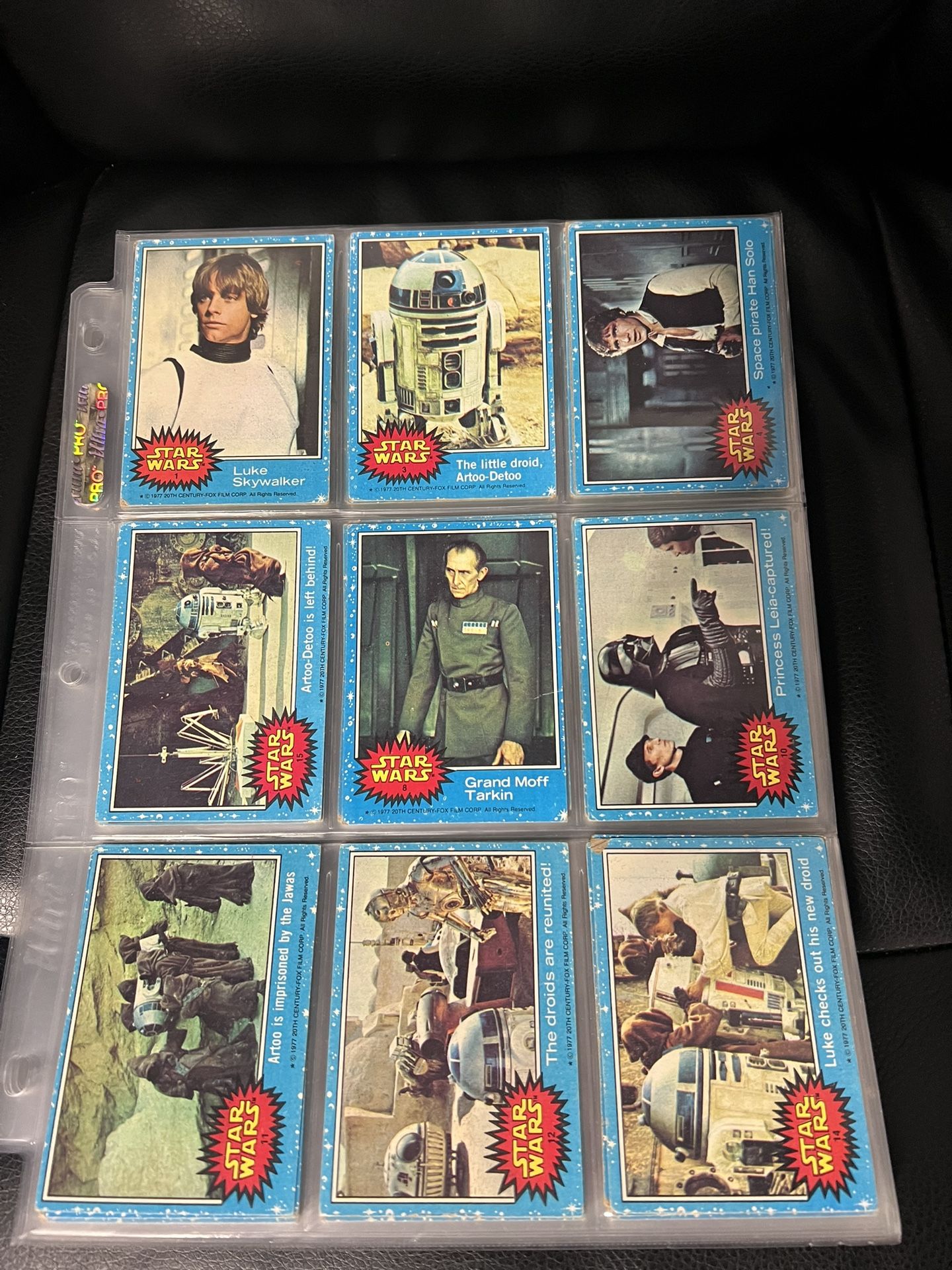 Star Wars 1977 Cards