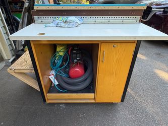 Woodworking workstation/garage project cabinet