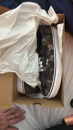 New Vans Doheny Washed Duck Camo Shoes Unworn