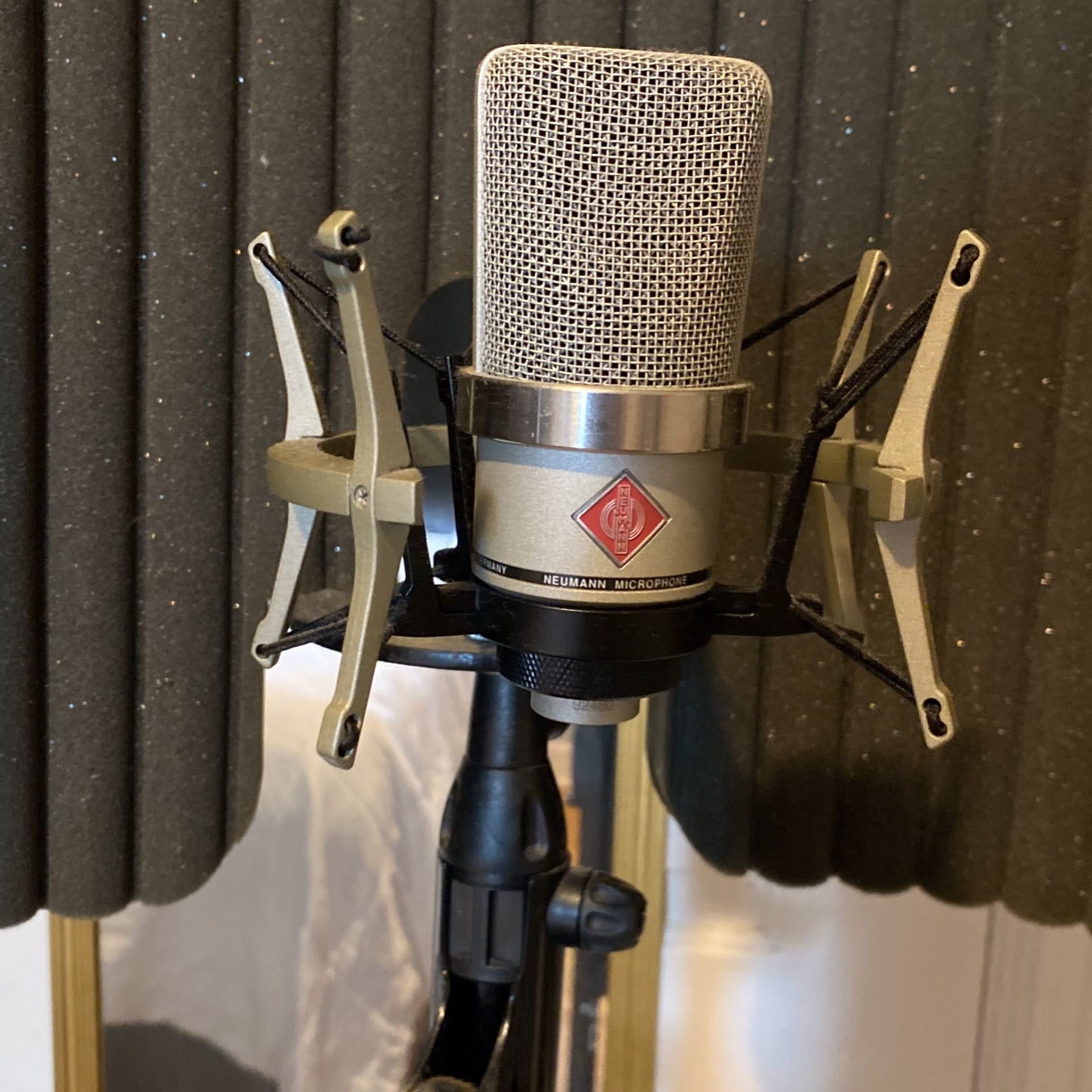 Home Studio Microphone Set Up With Free Pop Filter 