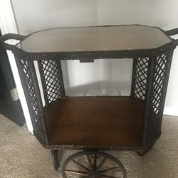 Antique Bar Cart