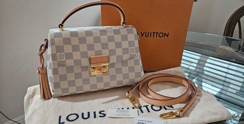Louis Vuitton Croisette Damier Azur Handbag
