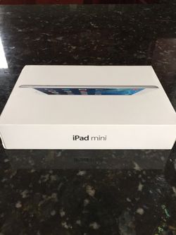 Ipad mini silver Box only