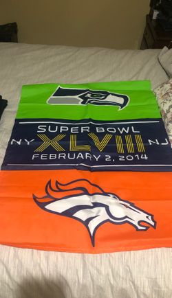 New Seahawks vs Broncos February 2, 2014 banner