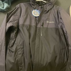 Brand New Columbia Men's Omni Heat Waterproof Hooded Shell Jacket