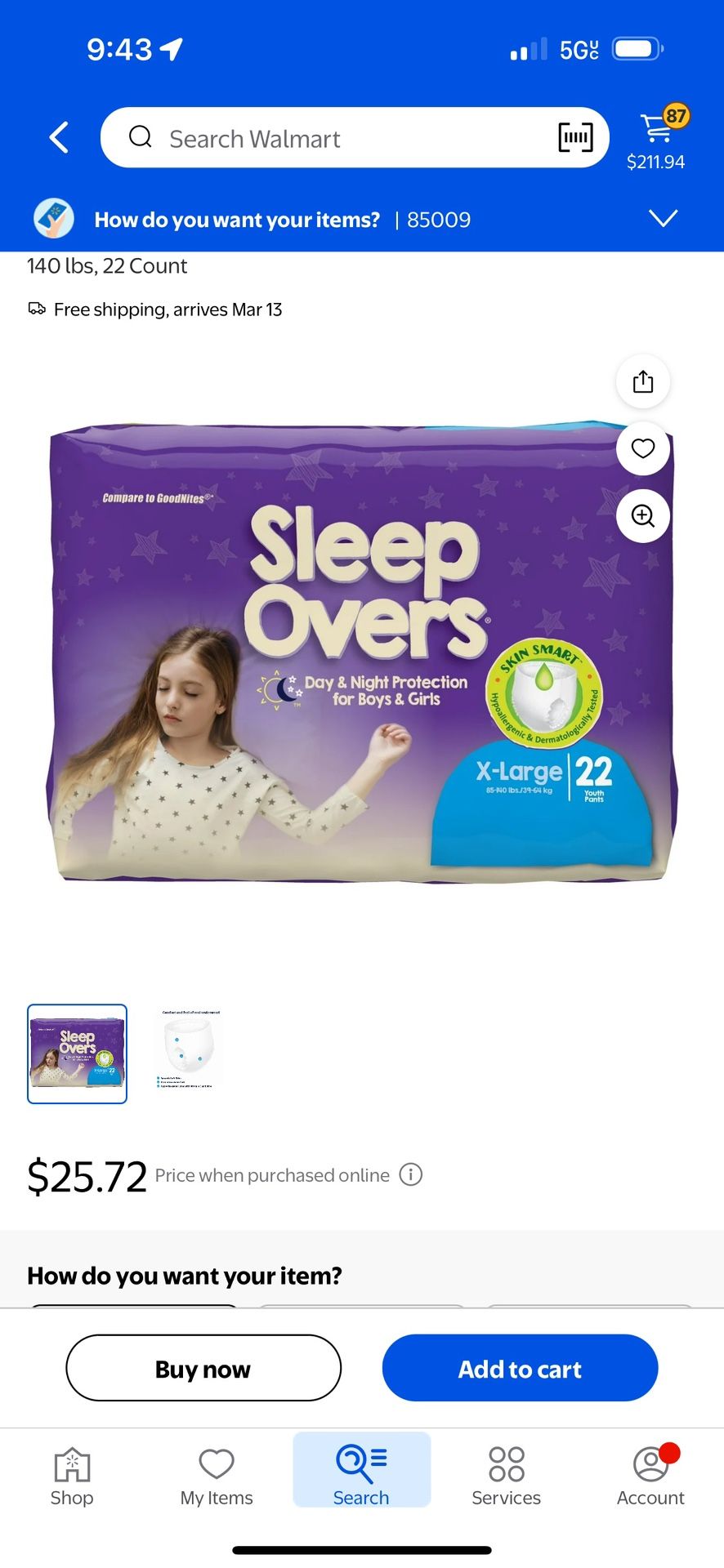 Sleep Overs Diapers X-Large