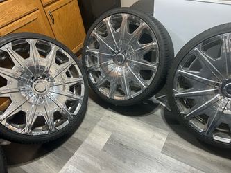 24 inch rims new tires