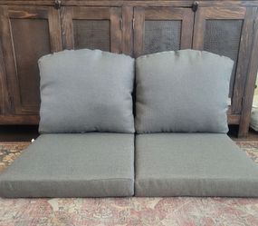 Ovios 21"W X 24"L X 4" Tall 2-Piece Deep Seating Outdoor Lounge Chair Cushion