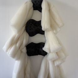 Mid century ceramic and wool wall art