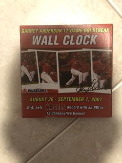Los Angeles Angels MLB Wall Clock$5