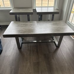 Two Side Tables And Coffee Table 