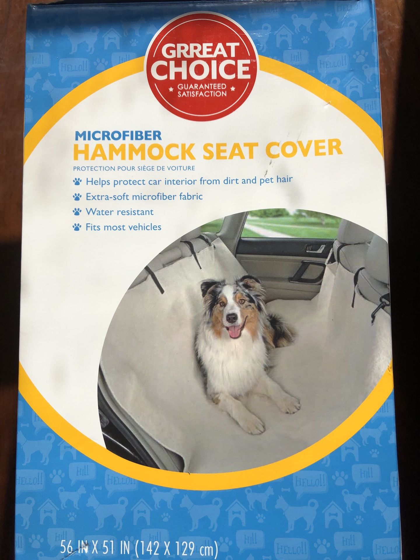 New Pet Hammock Seat Cover