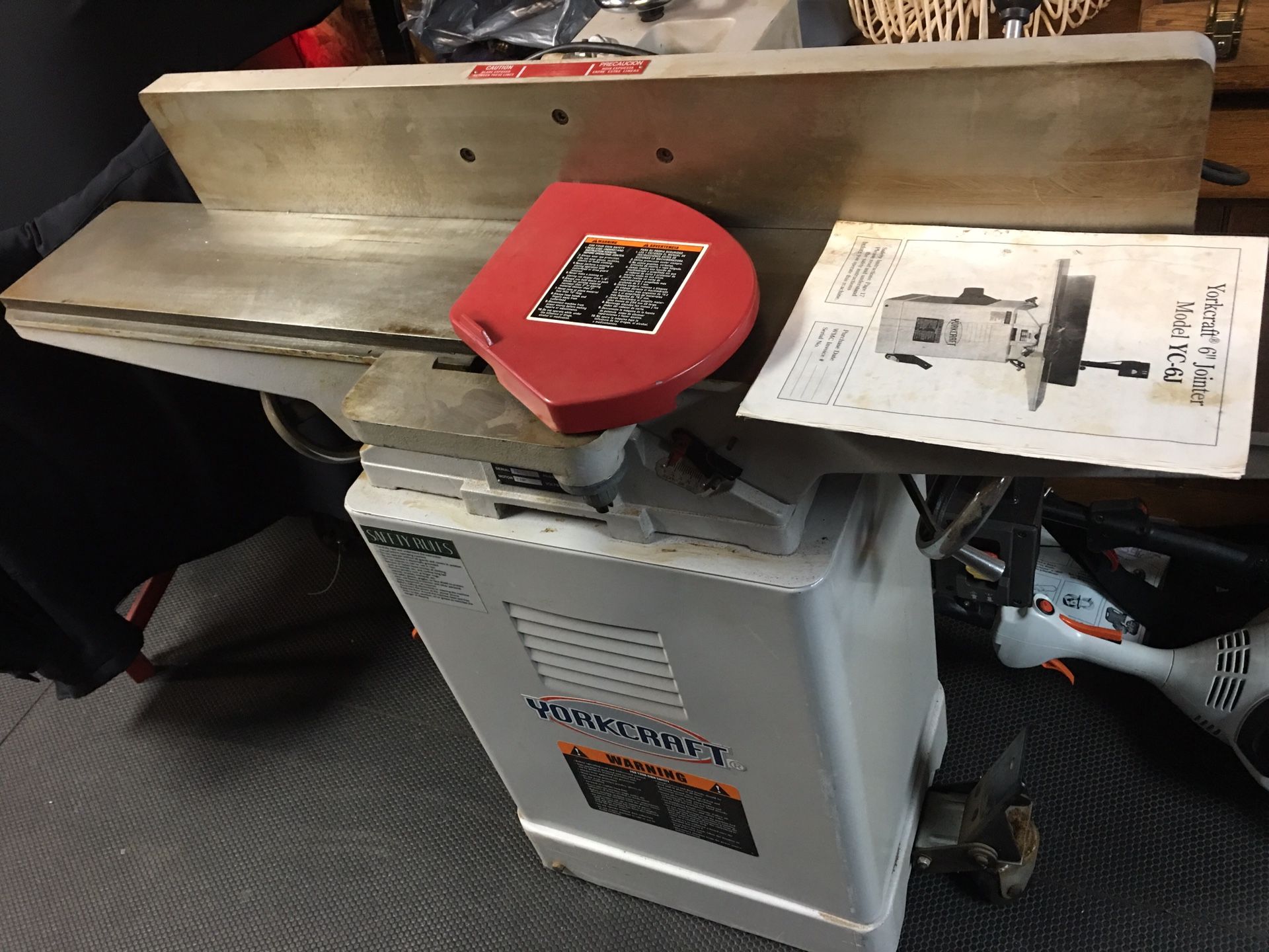 YorkCraft 6" Wood Jointer Model YC-6J