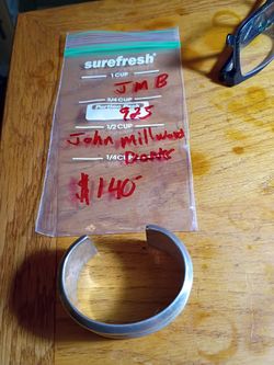 Sterling silver cuff bracelet