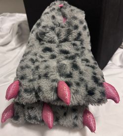 Girls Fuzzy Slippers