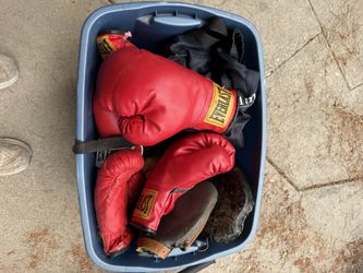 Boxing Stuff And Boxing Bag Everlast